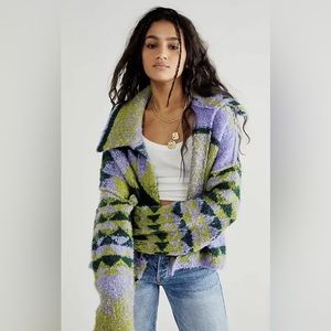 FREE PEOPLE One and Another Cardi Sweater Size Small